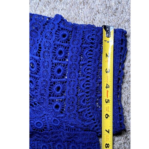 Boden Royal Blue Lace Dress - Women's Size 16 - Cotton - Picture 10 of 16